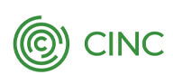 CINC logo featuring a green circular emblem with concentric rings and a central 'C', followed by the word 'CINC'.