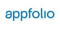 appfolio logo in blue lowercase letters