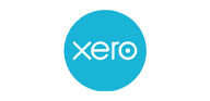Xero logo: white lowercase 'xero' text inside a bright blue circle.
