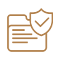 Document icon with a checklist and a checkmark, representing approved or verified paperwork.