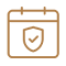 Clipboard with a user profile icon, symbolizing identity verification or background check