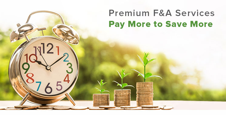 Pay premium for finance & accounting services – 3 perspectives that explain why