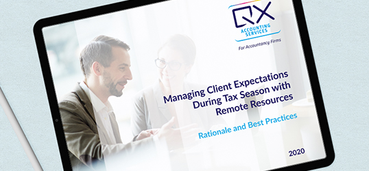 Managing Client Expectations During Tax Season with Remote Resources