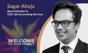 QX Appoints Sagar Ahuja to Board of Directors with an Additional Role of CEO, QX Accounting Services