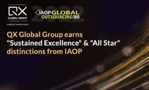 QX Global Group Named as ‘Leader’ in the 2022 IAOP Global Outsourcing 100 List
