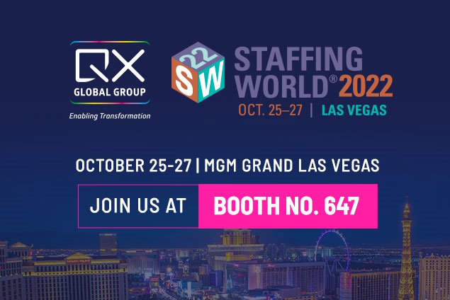 QX at Staffing World 2022 Booth 647