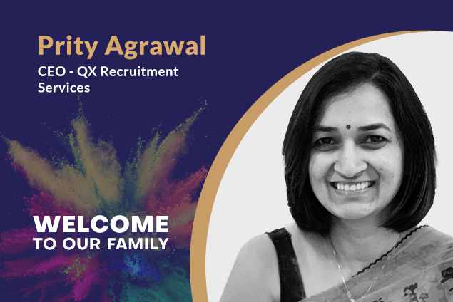 QX Global Group appoints Prity Agrawal as CEO of QX Recruitment Services and member of the Board of Directors!
