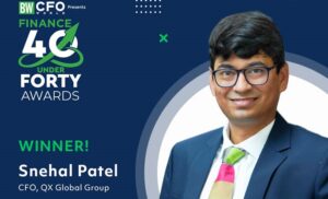 Snehal Patel, CFO of QX Global Group, Honoured in BW CFO World’s ’40 Under 40′ List