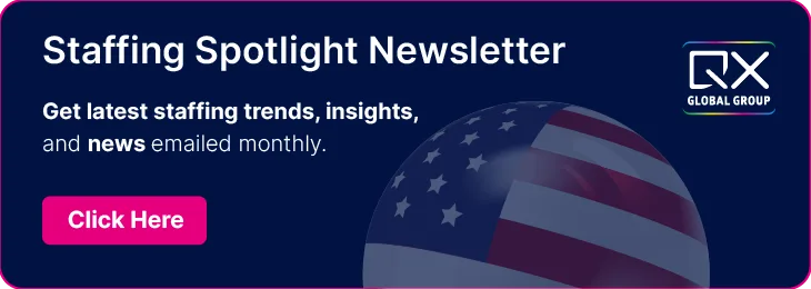 Staffing spotlight newsletter CTA