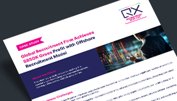 Global Recruitment Firm Achieves $850K Gross Profit with Offshore Recruitment Model