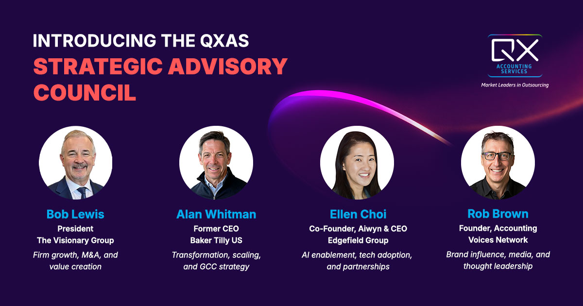 QX Accounting Services Forms Strategic Advisory Council to Advance Innovation and Leadership in Accounting