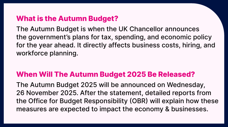 when is the autumn budget 2025