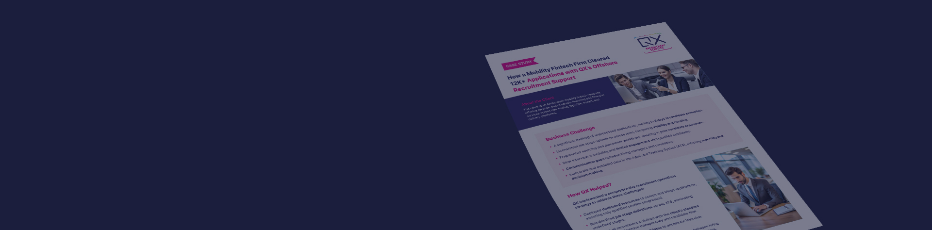 How a Mobility Fintech Firm Cleared 12K+ Applications with QX’s Offshore Recruitment Support