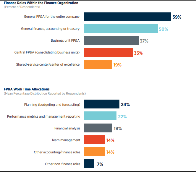 Finance roles within finace organization