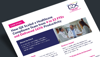 How a healthcare staffing organisation scaled its compliance operations with a dedicated offshore team, improving productivity, reducing credential expiry risk, and increasing processing capacity.